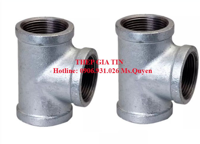 Tee ren thép mạ kẽm